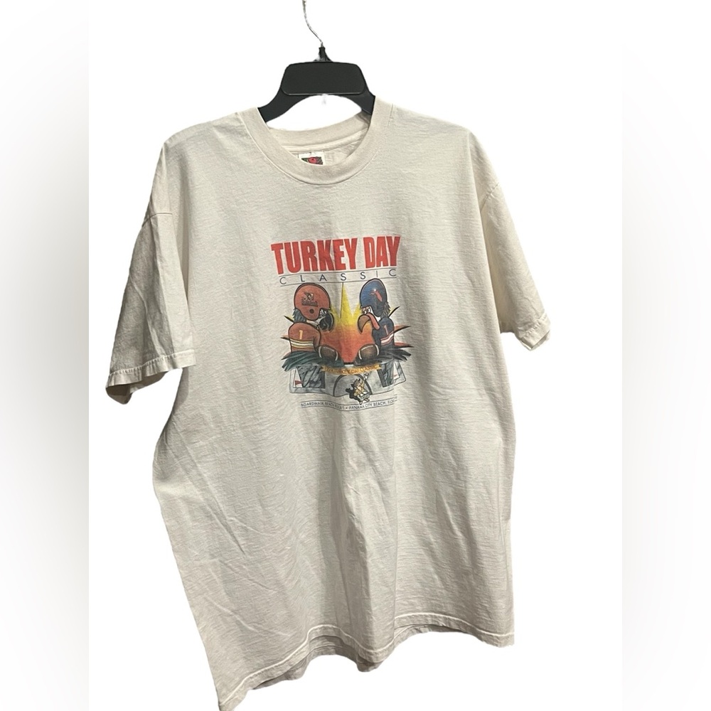 White Turkey Football T-shirt